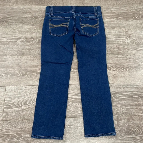 NWOT Lee Riders Pull On Waist Smoother Straight Leg Denim Jeans 8P - Picture 15 of 15